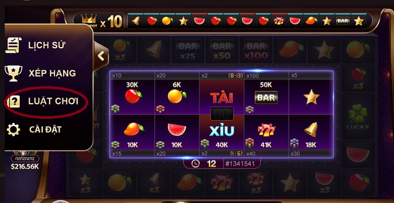 ingame - xèng tài xỉu