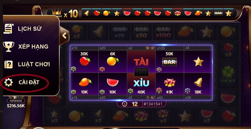 ingame - xèng tài xỉu