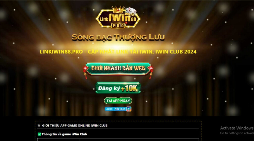 Click đường link truy cập iWin thật từ iwinapp.download